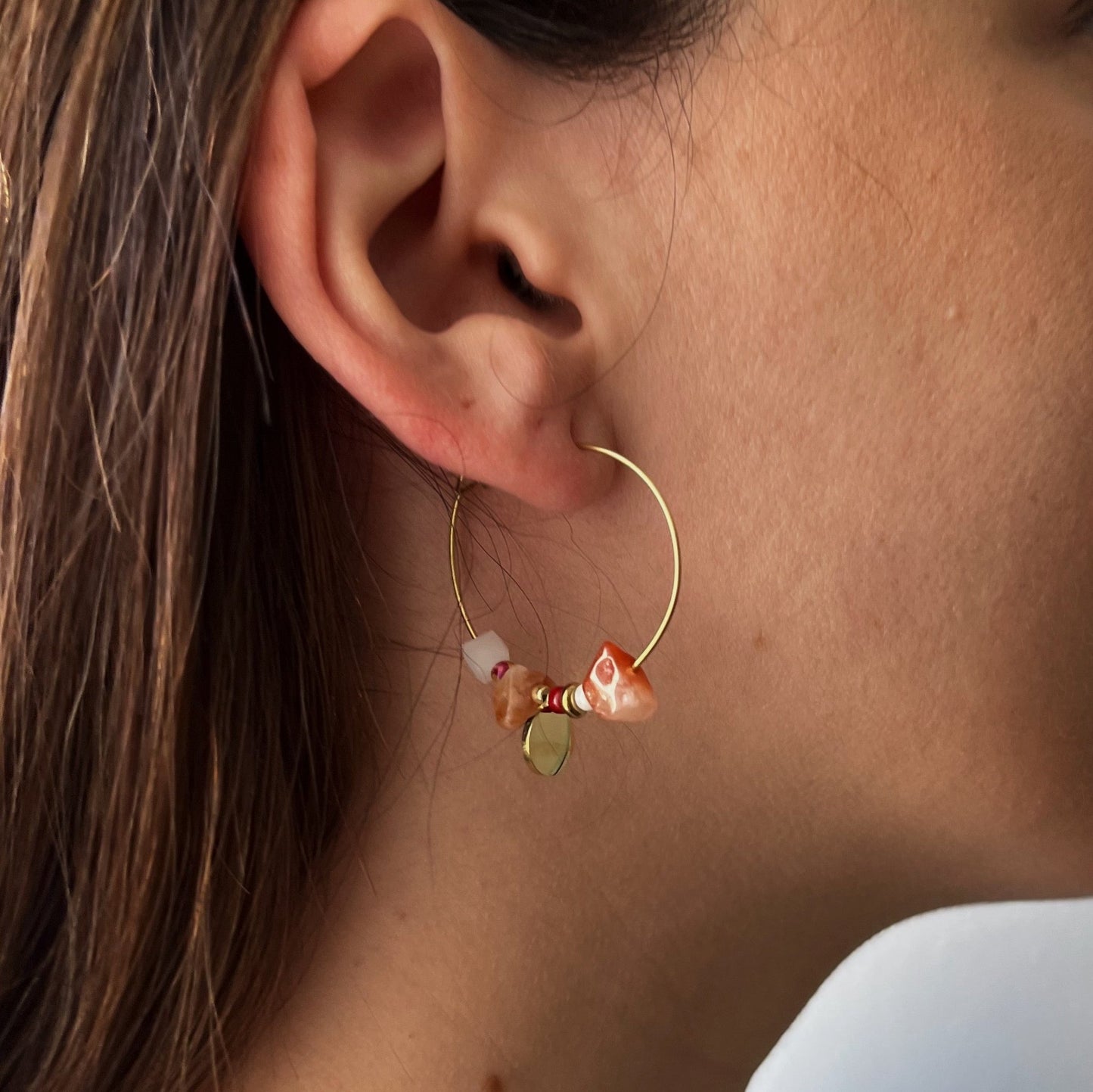 Pendientes Mineral - LE BAU