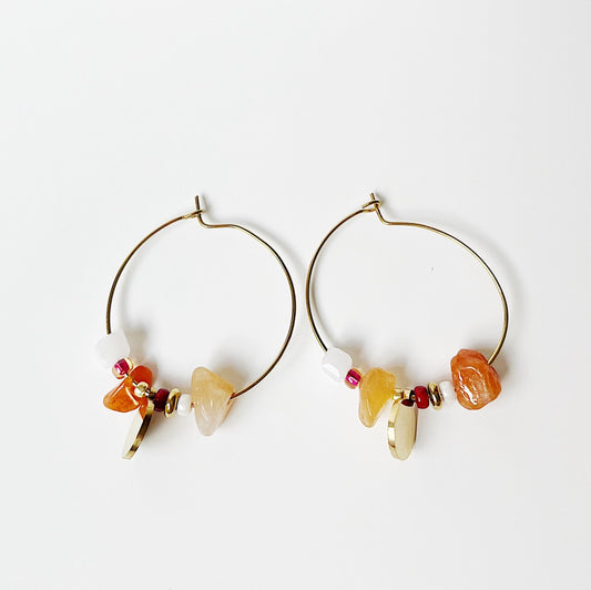 Pendientes Mineral - LE BAU